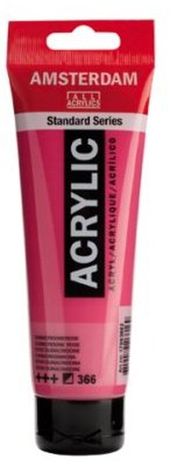 Farba akrylowa nr 366 quinacrid.rose 120ml, Amsterdam