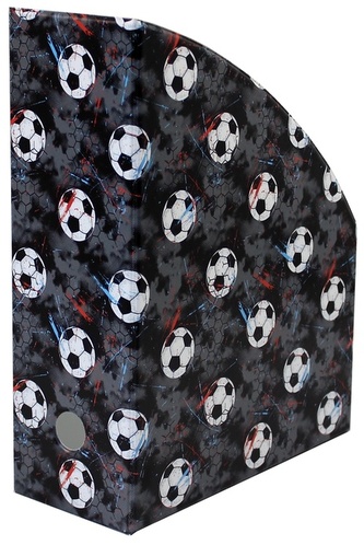 Pojemnik na dokumenty 10 cm z nadrukiem Piłki, Biurfol