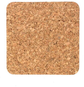 Podstawki z korka samoprzylepne op. 4szt. kwadrat, Galeria Hobby