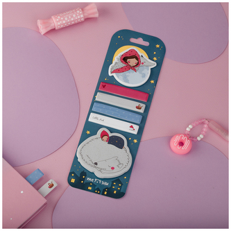 Zestaw karteczek samoprzylepnych i zakładek indeksujących "Littl, Meshu