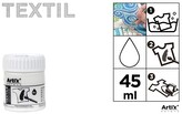Farba do tkanin 45ml biała Artix PP651-01, Main Paper