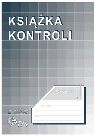 Druk Książka kontroli A4, MiP