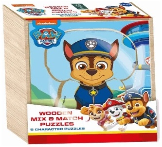 Puzzle drewniane dwuelementowe PP, Rozette