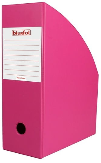 Pojemnik na czasopisma 10cm róż (pink) KSE-36-03, Biurfol