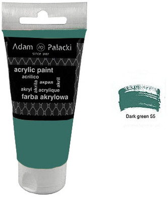 Farba akrylowa dark green 48255, 75ml Adam Pałacki