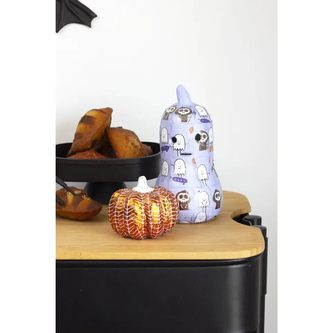 Dynia uśmiechnięta Halloween 8,5 x 16 x 8,5 cm z masy papierowej SA227C, Decopatch