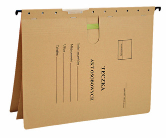 Akta osobowe - skoroszyt zawieszany, Esselte