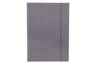 Szkicownik Rysownik  z gumką A5 80k tw.opr. popielaty, Kreska