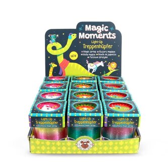 Sprężyna wędrująca tęczowa świecąca 1 z 3 wzorów Magic Moments, Trendhaus