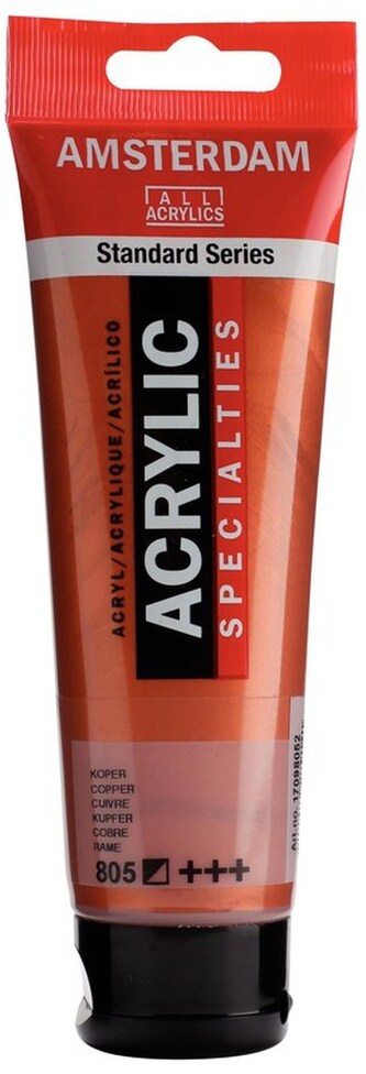 Farba akrylowa nr 805 copper 120ml, Amsterdam