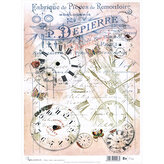 Papier ryżowy do decoupage 309 x 233 (342 x 247) mm TT008 Calambour