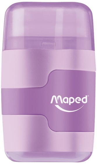 Temperówka z gumką Connect Pastel  2 otwory Maped Temperówka z gumką Connect Pastel  2 otwory Maped
