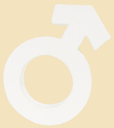 Symbol „Masculine” - duży 14 x 20.5 x 3 cm AC228, Decopatch