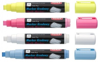 Marker kredowy końc. 8 x 5 mm nieb, 291, Toma