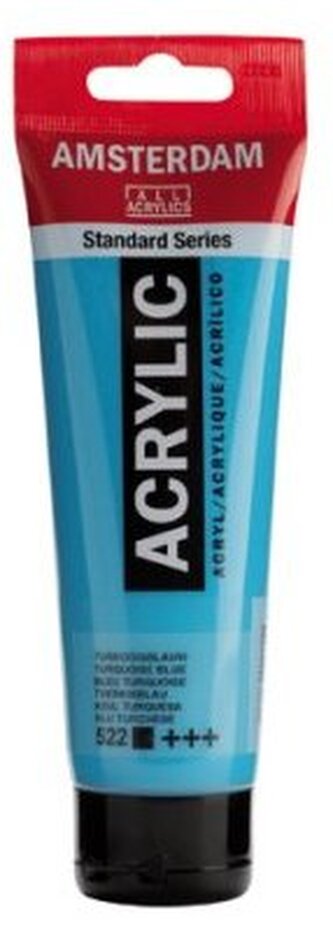 Farba akrylowa nr 522 turquoise blue.120ml, Amsterdam