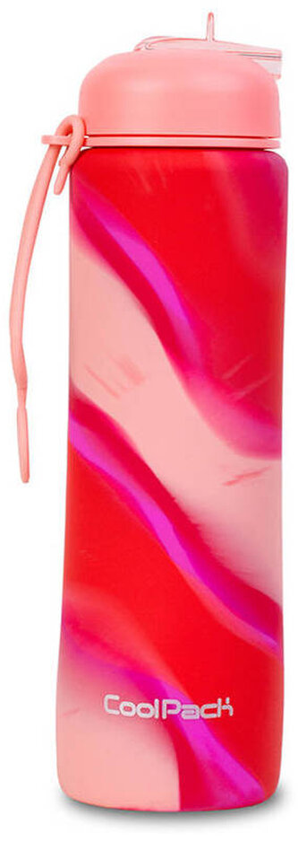 Bidon silikonowy 600 ml Pump Girls Pink Coolpack, Patio
