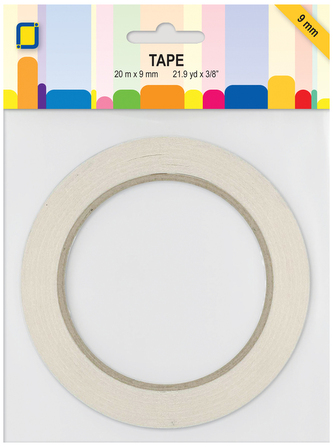 Taśma dwustronna 9 mm x 20m biała, D-A-S