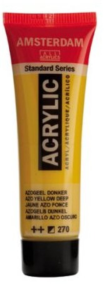 Farba akrylowa nr 270 azo yellow deep 20ml, Amsterdam