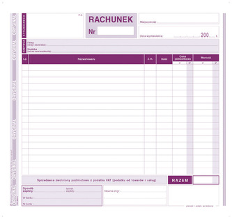 Druk Rach.zwol-VAT 2/3A4 O/K MiP