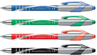 Długopis Flexgrip Elite 1,4mm L czerw., Paper Mate