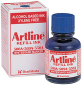 Tusz do markerów suchościeralnych niebieski ESK-50A, Artline