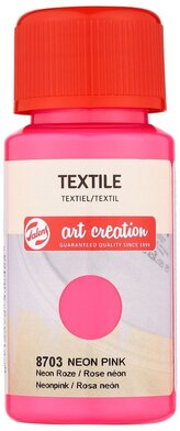 Farba do tkanin Textile Colour 50ml Neon Pink 8703, Talens