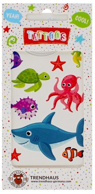 Tatuaże dzieciece rózne wzory ar. 6 x 10,5 cm, Trendhaus