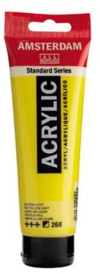 Farba akrylowa nr 268 azo yellow light 120ml, Amsterdam