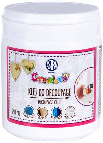 Klej do decoupage Creativo 250 ml, Astra