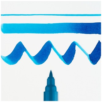 Pisak akwarelowy pędzelkowy Ecoline Brush Pen Prussian Blue, Talens