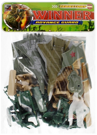 Zestaw wojsko 33szt 17x22x5, Mega Creative