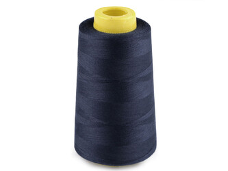 Polyesterové nitě pro overlocky i klasické šití návin 3000 yards PES 40S/2 - 12 ks - 5 (300) modrá tmavá