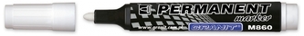 Marker permanentny biał. okr.-końc. M860, Granit