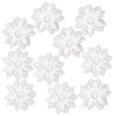Kwiaty z pergaminu op. 10szt. white, Dp Craft