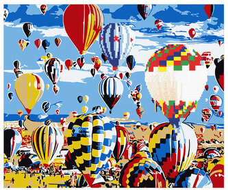 Zestaw 2w1 Numeronalowanie z mozaiką diamentową 5D 40x50 cm. 89693, Panta-Plast