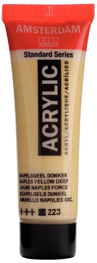 Farba akrylowa nr 223 naples ylw.dp. 20ml, Amsterdam