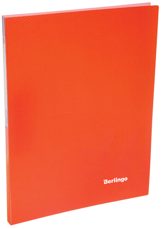 Segregator Neon 17 mm, neonowy pomarańczowy, Berlingo