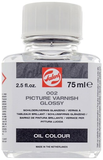 Werniks końcowy błyszczący 002 op. 75 ml 24285002, Talens