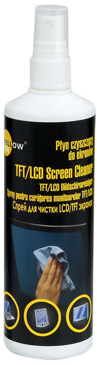 Płyn czyszczący do ekranów 250ml + mikrofibra 40x40, YellowOne
