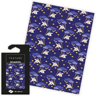 Papier do decoupage teksturowany 40 x 60 cm na blistrze TD 816, Decopatch