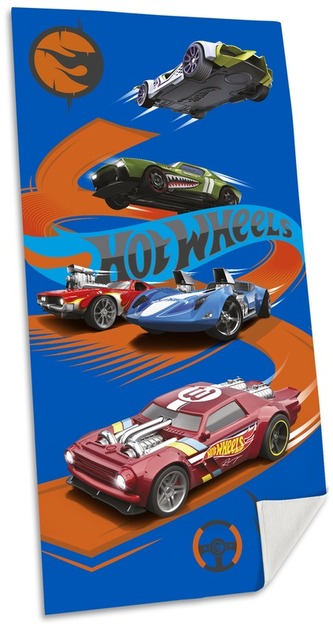 Ręcznik plażowy bawełniany 70 x 140 cm Hot Wheels, Kids