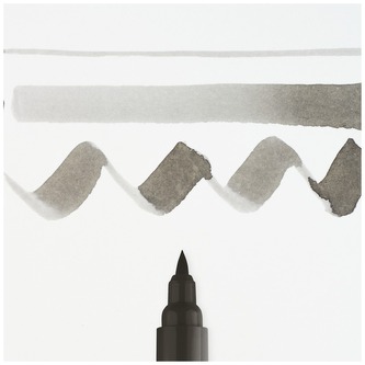 Pisak akwarelowy pędzelkowy Ecoline Brush Pen Warm Grey, Talens