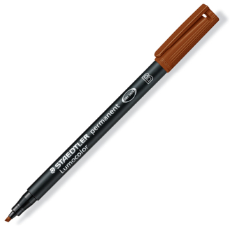 Foliopis Lumocol. B brązowy, Staedtler