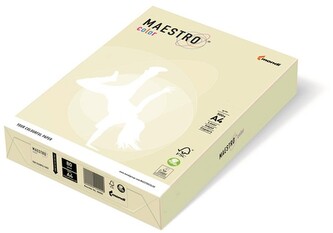 Papier ksero kolorowy A4 160g. waniliowy. BE66, Maestro color 250ark Papier ksero kolorowy A4 160g. waniliowy. BE66, Maestro color 250ark
