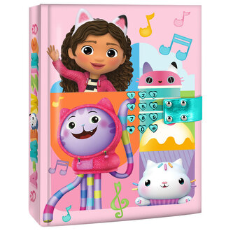 Pamiętnik zamykany, grający Gabbys Dollhouse Domek dla lalek Gabi, Kids