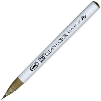 Marker Clean Color Real Brush - mid gray  096, Kuretake