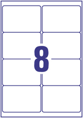 Etykiety 99.1 x 67.7 mm 8 x 100 ark Europe100 by Economy, Avery