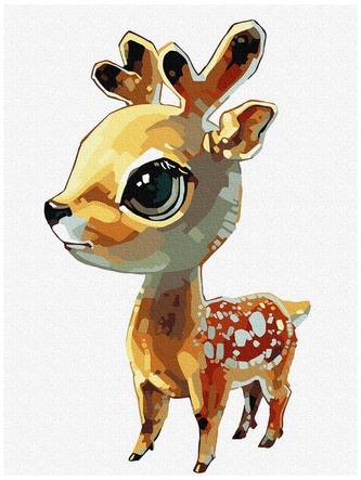 Numeromalowanie Classic 30x40 Jelonek, iPicasso