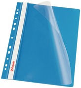 Skoroszyt wpinany A4 plastikowy niebieski 10szt, Esselte
