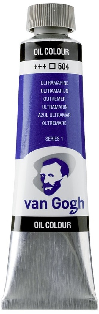 Farba olejna Van Gogh, 40ml Ultramarine 504, Talens